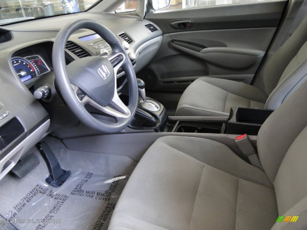 Gray Interior 2009 Honda Civic DX-VP Sedan Photo #52682919