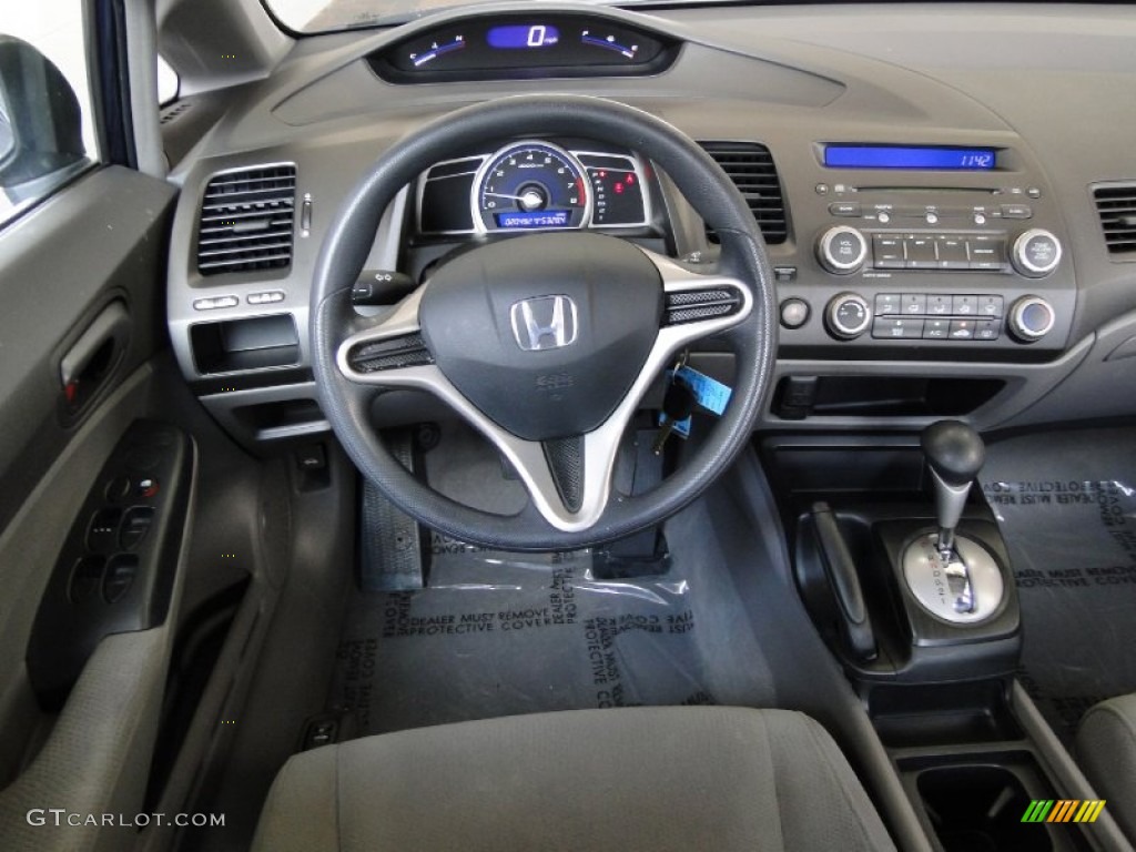 2009 Honda Civic DX-VP Sedan Gray Dashboard Photo #52683009