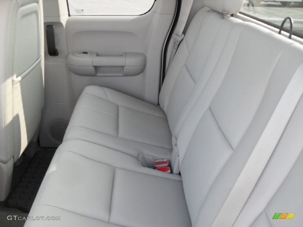 2011 Silverado 1500 LTZ Extended Cab 4x4 - Sheer Silver Metallic / Light Titanium/Dark Titanium photo #15