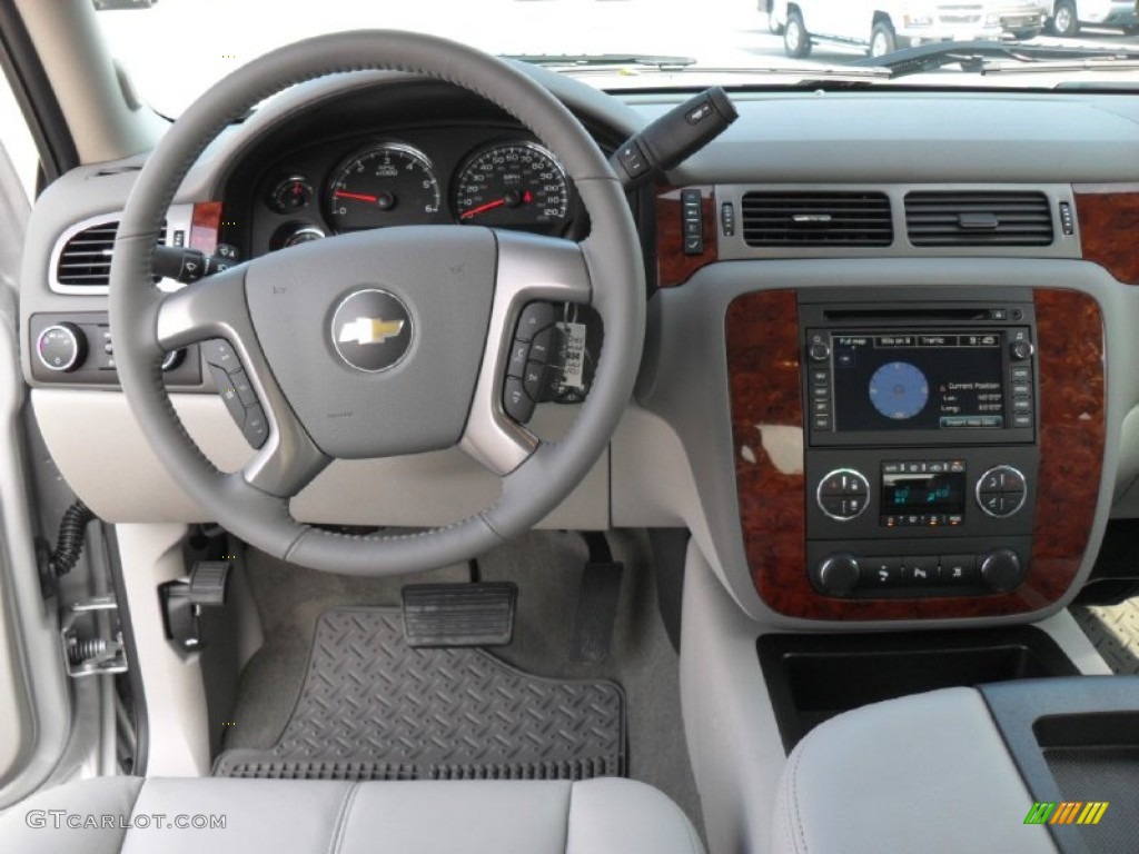 2011 Chevrolet Silverado 1500 LTZ Extended Cab 4x4 Light Titanium/Dark Titanium Dashboard Photo #52685422