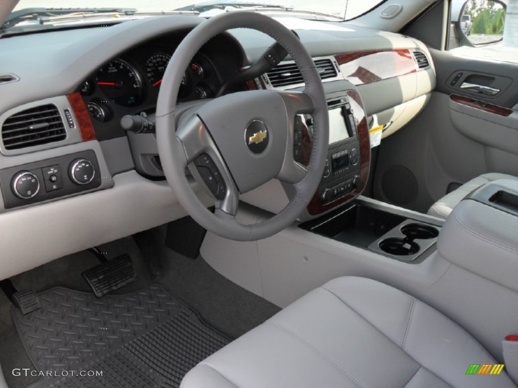 2011 Silverado 1500 LTZ Extended Cab 4x4 - Sheer Silver Metallic / Light Titanium/Dark Titanium photo #25