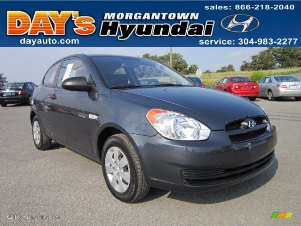 Charcoal Gray Hyundai Accent