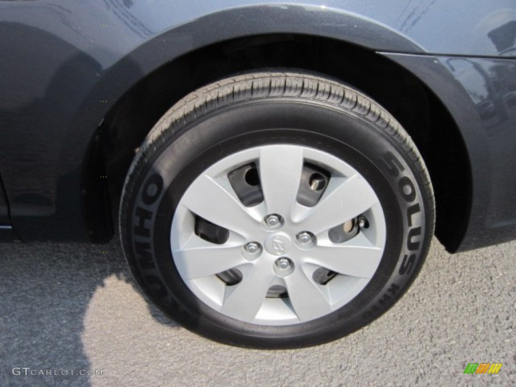 2009 Accent GS 3 Door - Charcoal Gray / Black photo #9