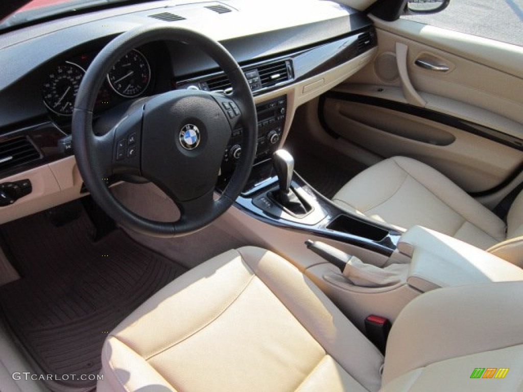 2008 3 Series 328xi Sedan - Crimson Red / Beige photo #11