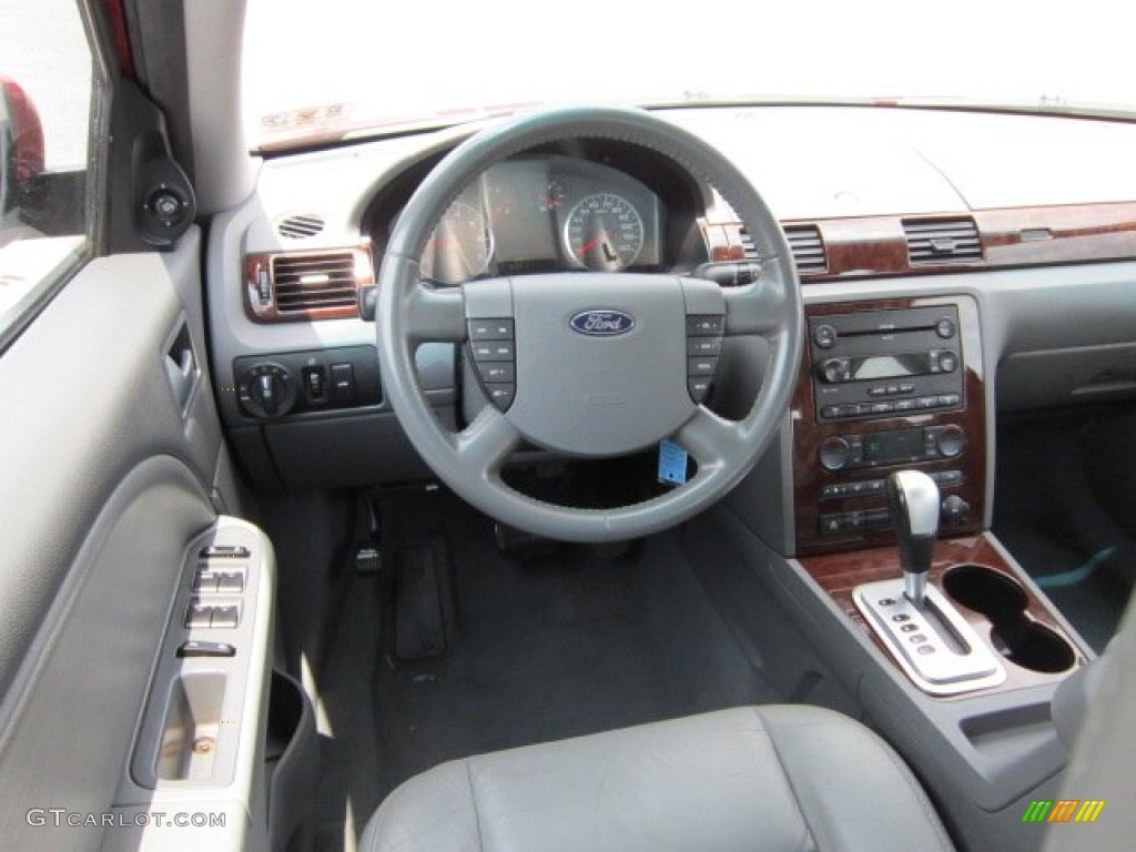 2006 Ford Five Hundred SEL AWD Shale Grey Dashboard Photo #52686973