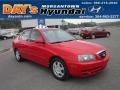 Rally Red 2005 Hyundai Elantra GLS Sedan