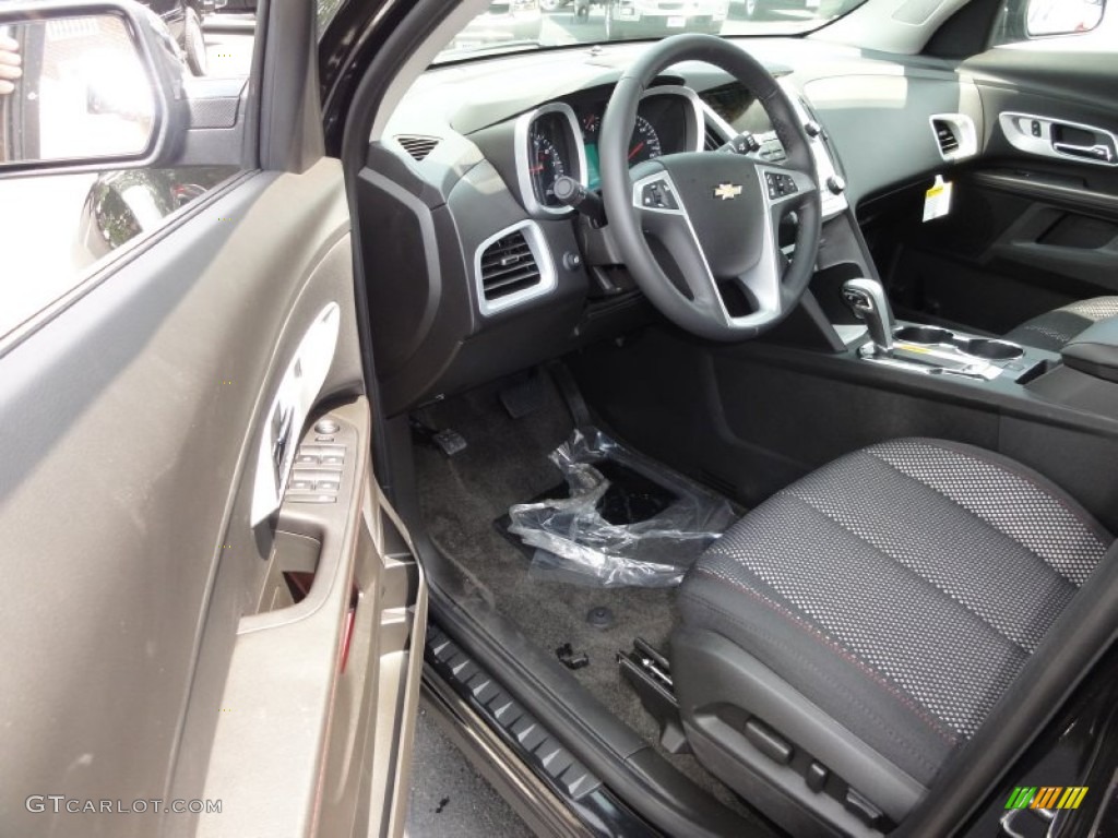 Jet Black Interior 2012 Chevrolet Equinox LT Photo #52688574