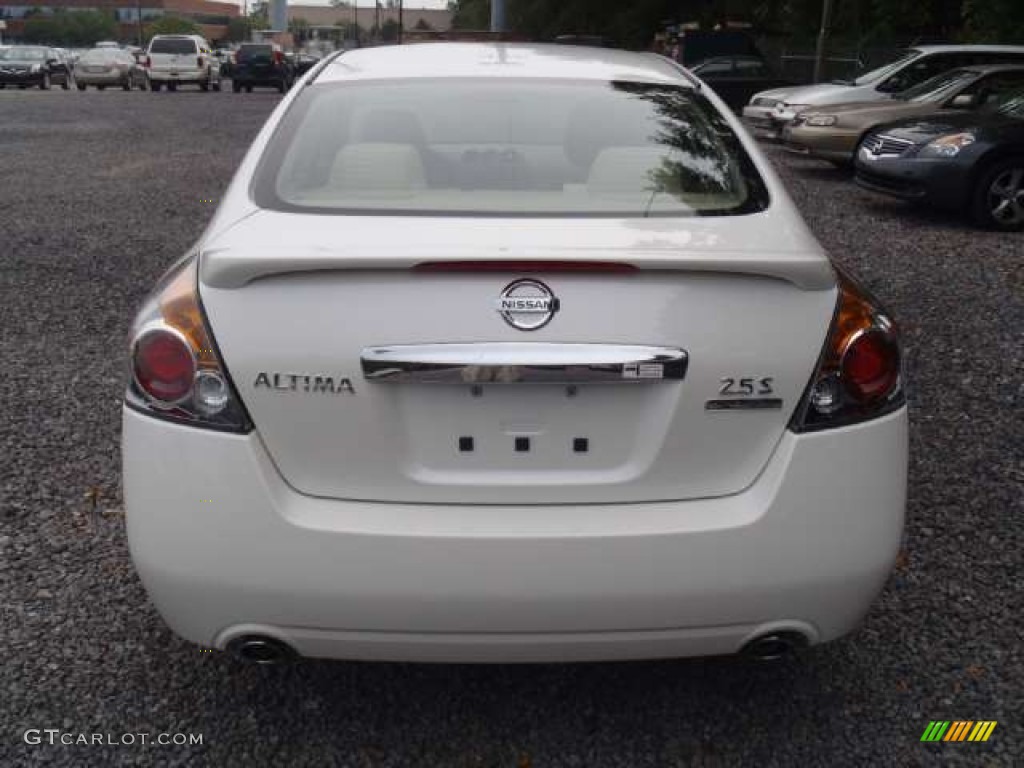 2012 Altima 2.5 S Special Edition - Winter Frost White / Blonde photo #4