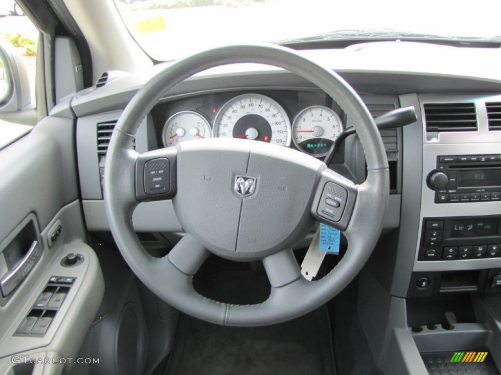 2004 Dodge Durango Limited Medium Slate Gray Steering Wheel Photo #52689123