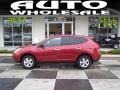 2010 Venom Red Nissan Rogue S 360 Value Package  photo #1