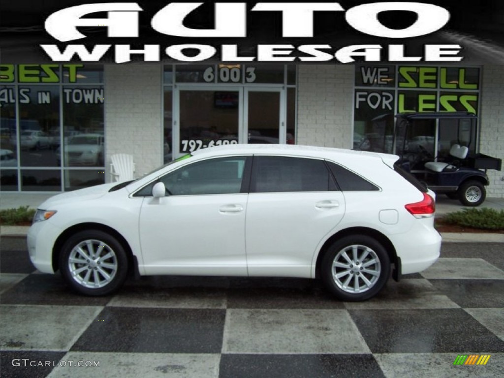 2009 Venza I4 - Blizzard Pearl / Ivory photo #1