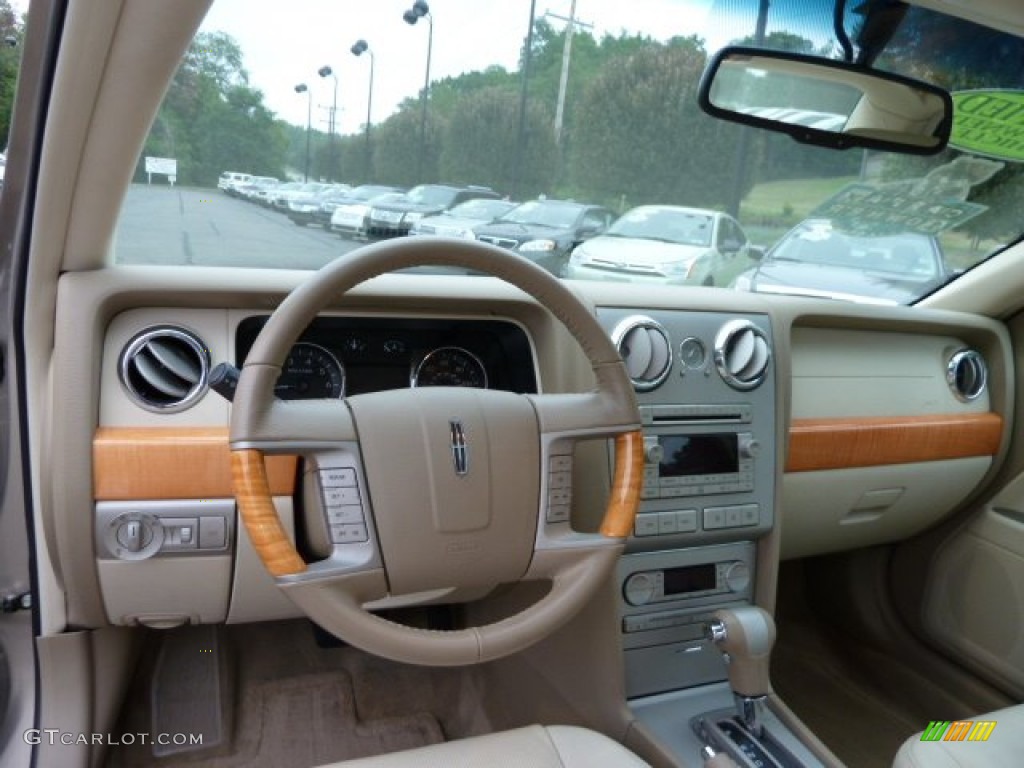 2008 MKZ Sedan - Dune Pearl Metallic / Sand photo #10