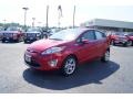 Red Candy Metallic 2011 Ford Fiesta SES Hatchback Exterior