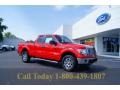 2011 Race Red Ford F150 XLT SuperCab 4x4  photo #1