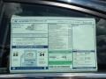  2012 Sonata Limited 2.0T Window Sticker