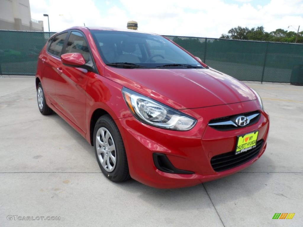 Boston Red Hyundai Accent