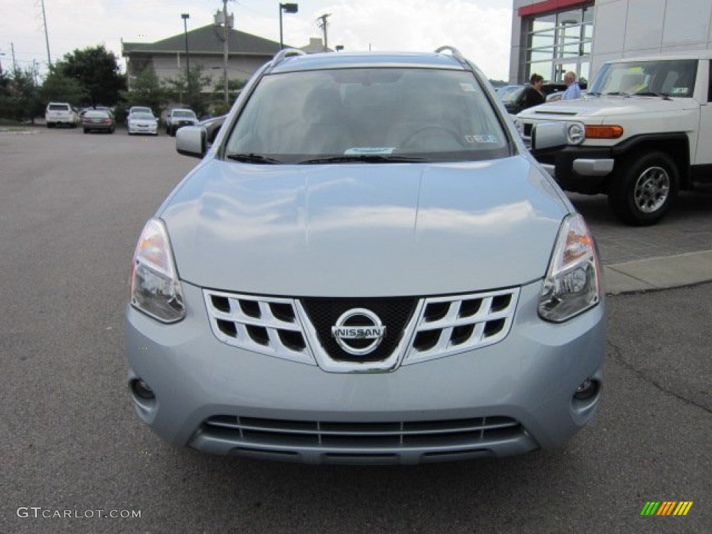 2011 Rogue SV AWD - Frosted Steel Metallic / Gray photo #2