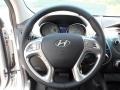 Black 2012 Hyundai Tucson Limited Steering Wheel
