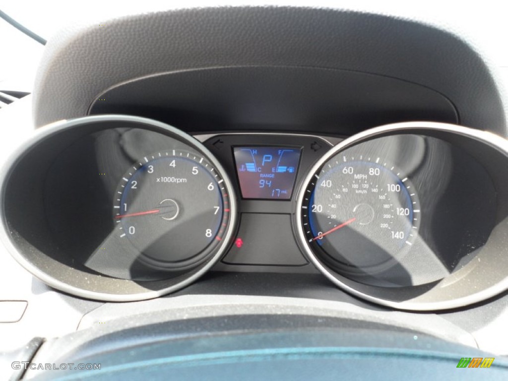 2012 Hyundai Tucson Limited Gauges Photo #52693353