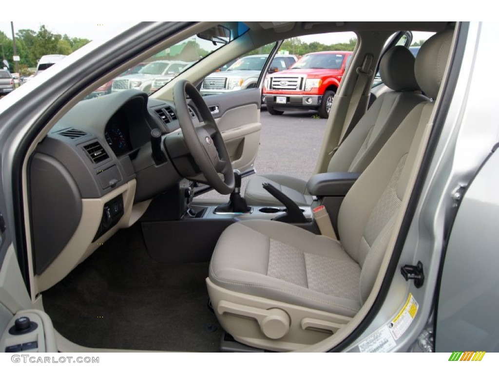 Medium Light Stone Interior 2012 Ford Fusion S Photo #52693595