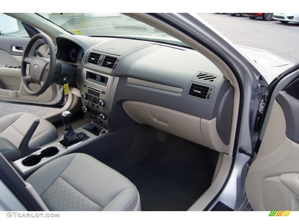 2012 Ford Fusion S Medium Light Stone Dashboard Photo #52693656