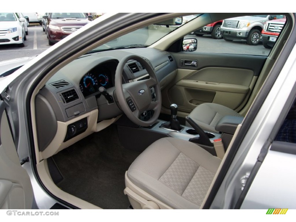 Medium Light Stone Interior 2012 Ford Fusion S Photo #52693728