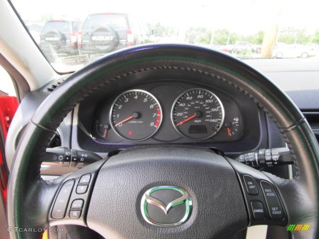 2006 Mazda MAZDA6 i Sport Hatchback Steering Wheel Photos