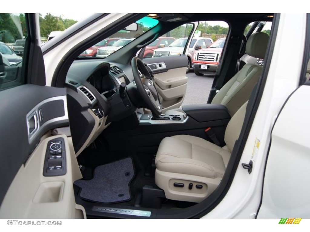 Medium Light Stone Interior 2012 Ford Explorer Limited Photo #52694916