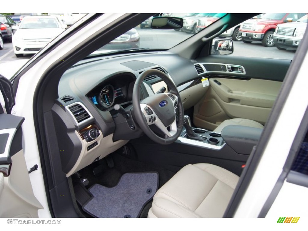 Medium Light Stone Interior 2012 Ford Explorer Limited Photo #52695186