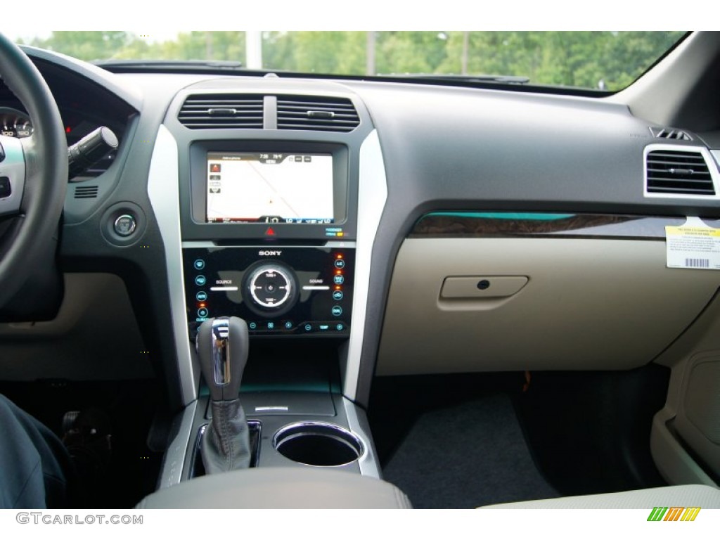 2012 Ford Explorer Limited Medium Light Stone Dashboard Photo #52695366