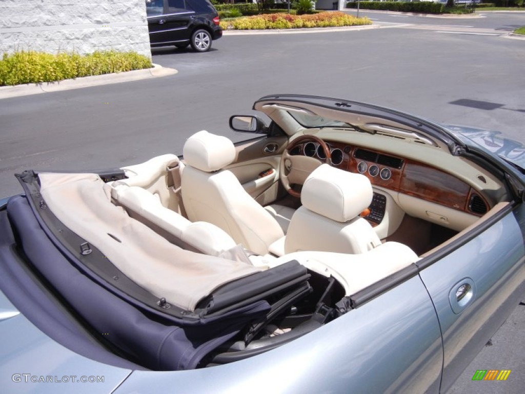 Ivory Interior 2004 Jaguar XK XK8 Convertible Photo #52695384