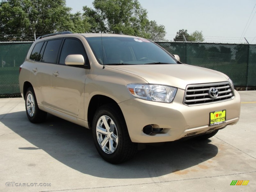 2010 Highlander V6 - Sandy Beach Metallic / Sand Beige photo #1