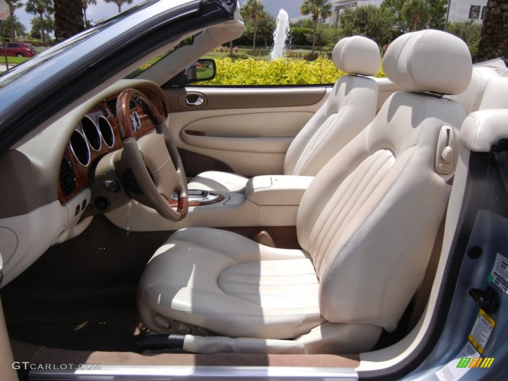 Ivory Interior 2004 Jaguar XK XK8 Convertible Photo #52695483