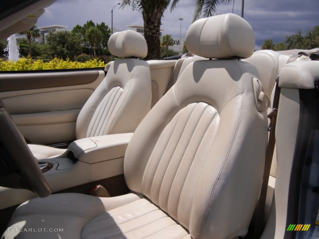Ivory Interior 2004 Jaguar XK XK8 Convertible Photo #52695498