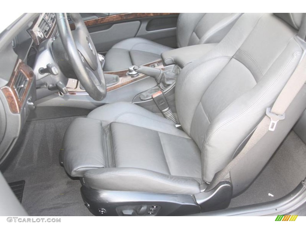 2008 3 Series 335i Convertible - Black Sapphire Metallic / Black photo #6