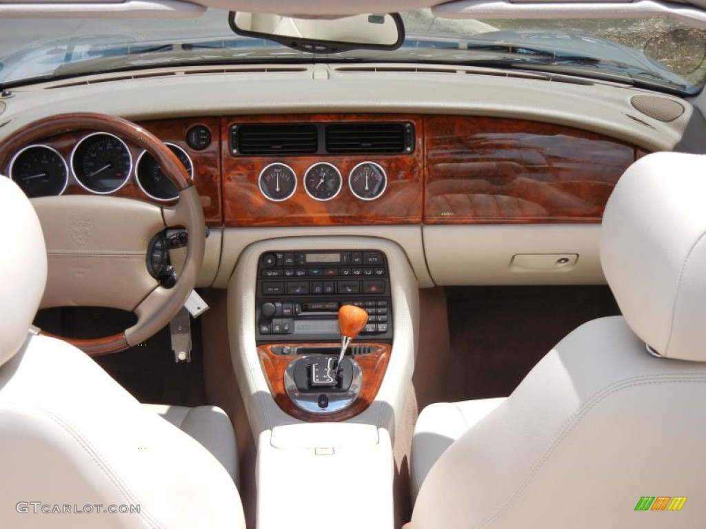 2004 Jaguar XK XK8 Convertible Ivory Dashboard Photo #52695564