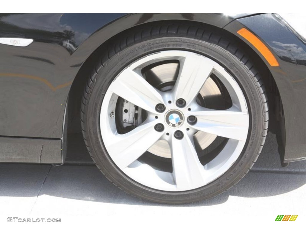 2008 3 Series 335i Convertible - Black Sapphire Metallic / Black photo #10