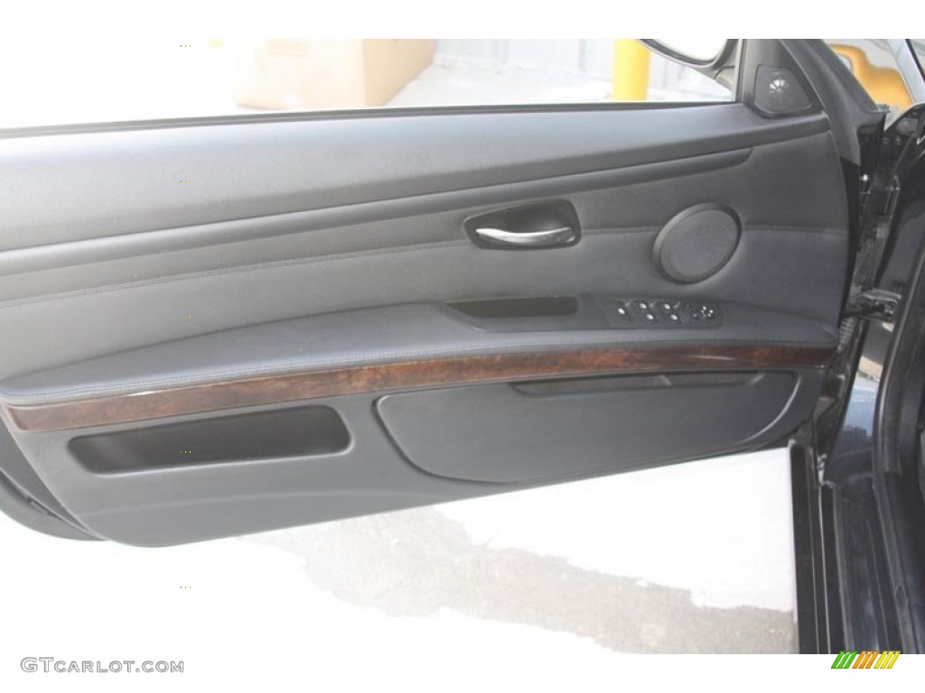 2008 3 Series 335i Convertible - Black Sapphire Metallic / Black photo #18