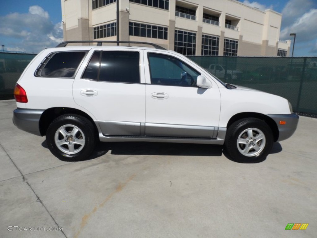 2003 Santa Fe GLS - Nordic White / Gray photo #2