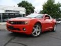 2010 Inferno Orange Metallic Chevrolet Camaro LT Coupe  photo #1