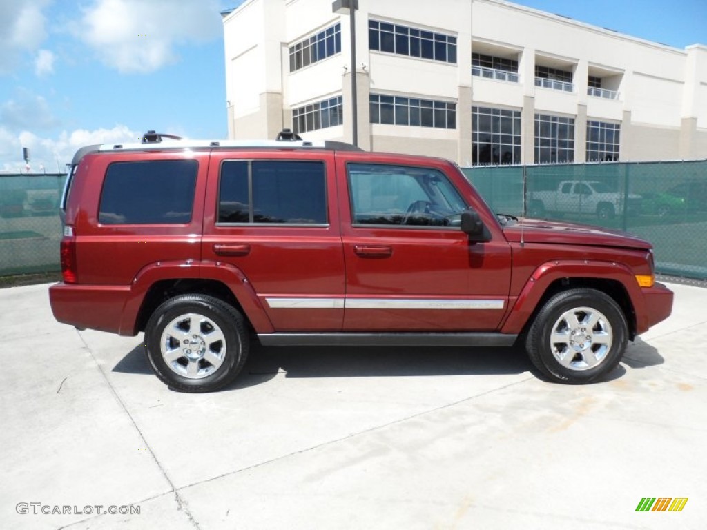 Red Rock Pearl 2007 Jeep Commander Limited Exterior Photo #52699071