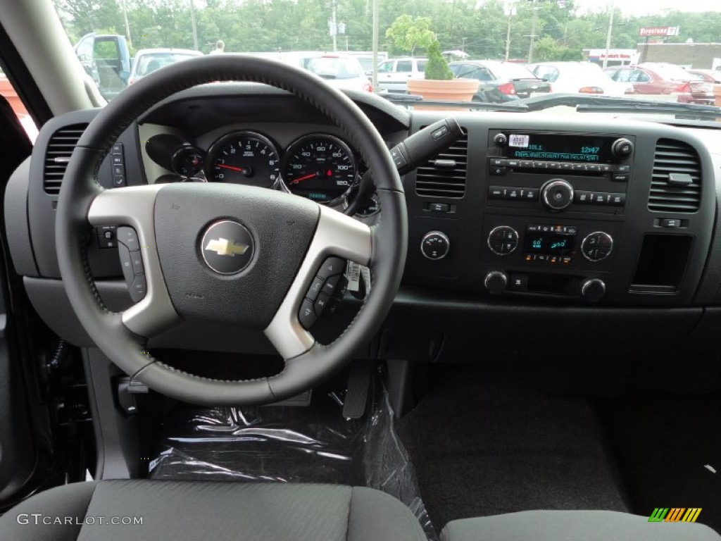 2011 Silverado 1500 LT Extended Cab 4x4 - Black / Ebony photo #11