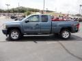 2011 Blue Granite Metallic Chevrolet Silverado 1500 LT Extended Cab 4x4  photo #4