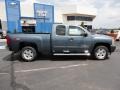 2011 Blue Granite Metallic Chevrolet Silverado 1500 LT Extended Cab 4x4  photo #8