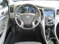 Gray 2011 Hyundai Sonata Hybrid Dashboard