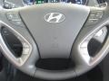 2011 Hyundai Sonata Gray Interior Steering Wheel Photo