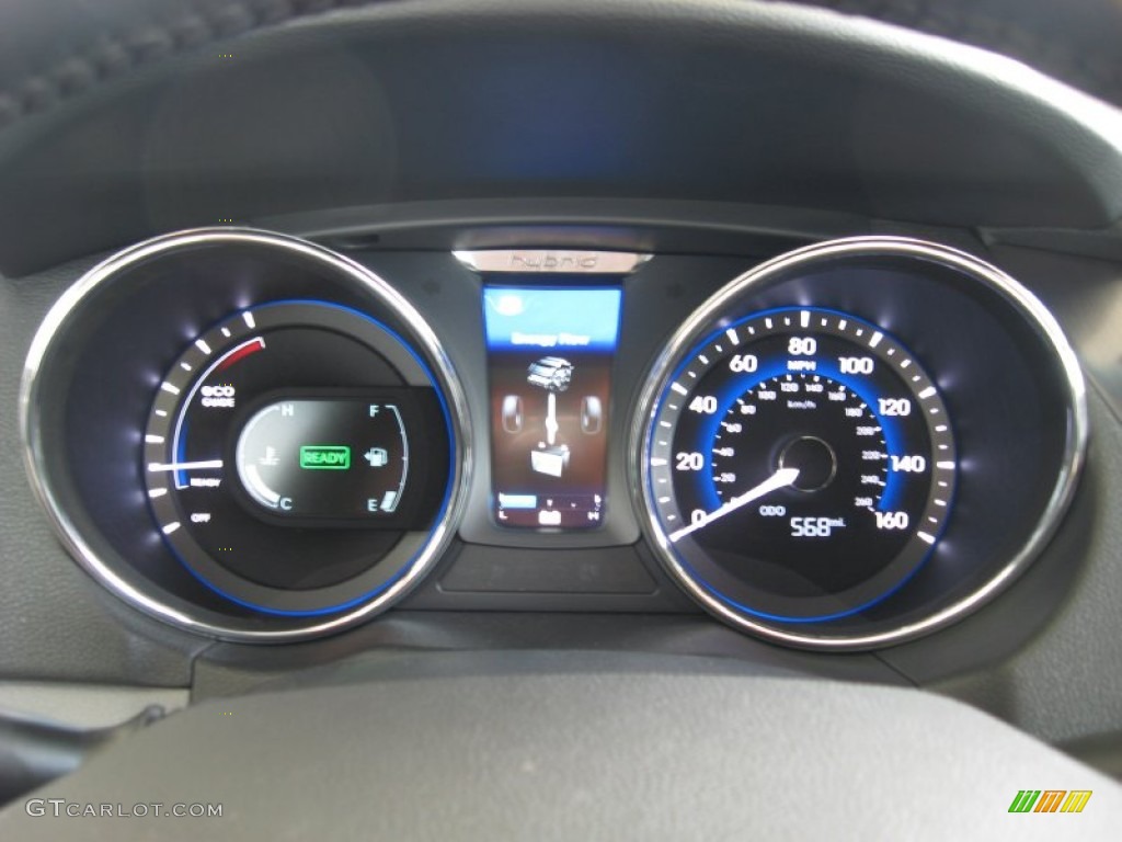 2011 Hyundai Sonata Hybrid Gauges Photo #52700961