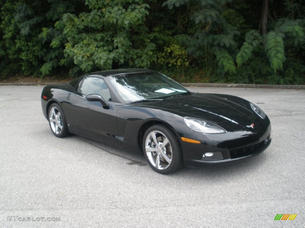 2009 Corvette Coupe - Black / Ebony photo #1