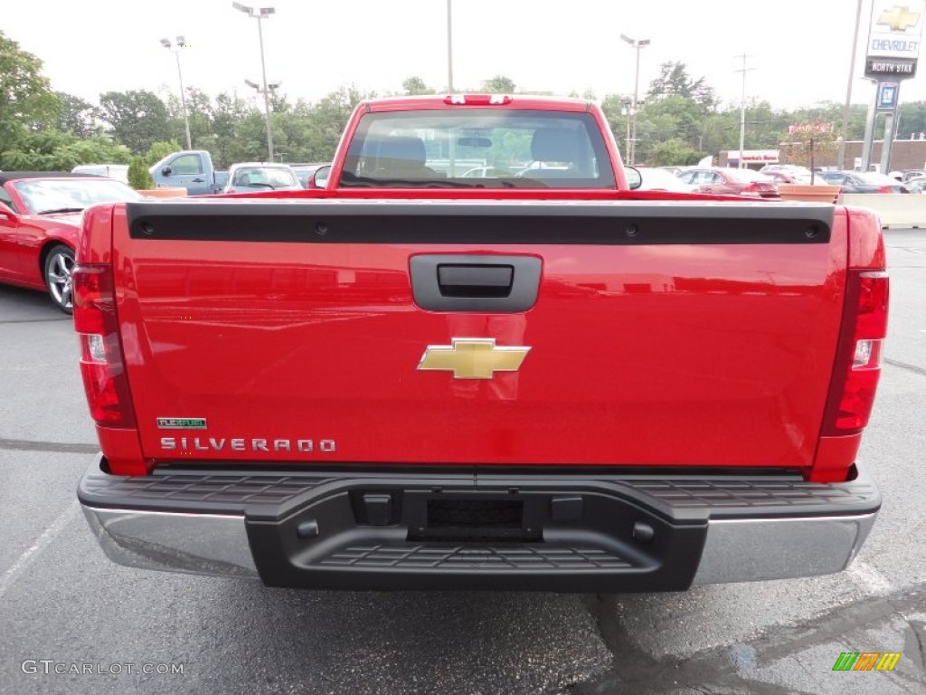 2011 Silverado 1500 Regular Cab 4x4 - Victory Red / Dark Titanium photo #6