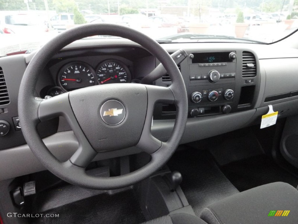 2011 Silverado 1500 Regular Cab 4x4 - Victory Red / Dark Titanium photo #11